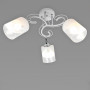 Изображение Люстра потолочная Light House SR-19615/3 WT+CH D600*H260 E27 белая + хром, плафон белый + прозрачный ИМ Light-Deco 1 