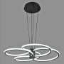 Изображение Люстра подвесная светодиодная LED Light House SRS-19632 BK 104W черная ИМ Light-Deco 