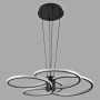 Изображение Люстра подвесная светодиодная LED Light House SRS-19632 BK 104W черная ИМ Light-Deco 3 