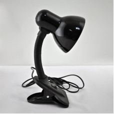 Учнівська настільна лампа (прищіпка) Light House ST-12089 BK F чорна