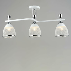 Люстра потолочная Light House SRS-19695/3 WT+CH белая + хром