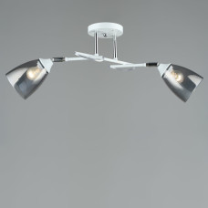 Люстра потолочная с поворотным механизмом Light House SRS-19702/2 WT+CH белая + хром