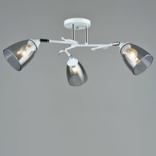 Люстра стельова з поворотним механізмом Light House SRS-19702/3 WT+CH біла + хром