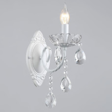 Настінний світильник бра свічки Light House SRS-19709/1W WT білий + прозорий