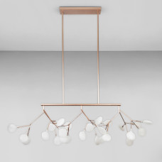 Люстра молекула підвісна Light House LS-17118-27 RS+WH рожеве золото + білий
