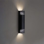 Изображение Светильник настенный MSK Electric Sieve бра под две лампы NL 23701-1 BK черный ИМ Light-Deco 