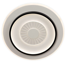 Люстра стельова LED Light House SY-19798/500 BK+WH D470*H60 96W PULT DU, колір білий + чорний