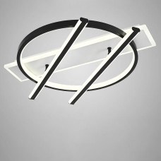 Люстра стельова LED Light House SY-19801/4 BK+WH D500*H90 156W PULT DU, колір чорний + білий