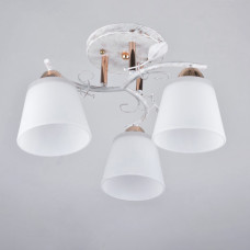 Люстра стельова Light House SRS-19850/3 WG білий + золото, плафони білі
