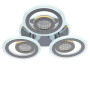 Изображение Люстра потолочная светодиодная акриловая LED Light House SRS-19919/3B CR (BL+YL) 72W+24W хром ИМ Light-Deco 2 