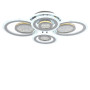 Изображение Люстра потолочная светодиодная акриловая LED Light House SRS-19919/2+2 CR (BL+YL) 104W+44W хром ИМ Light-Deco 1 