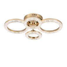 Люстра стельова світлодіодна Light House SRS-19920/2+2 GD 42W*2, колір золото