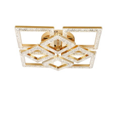 Люстра стельова світлодіодна Light House SRS-19922/4+4 GD 100W*2, колір золото