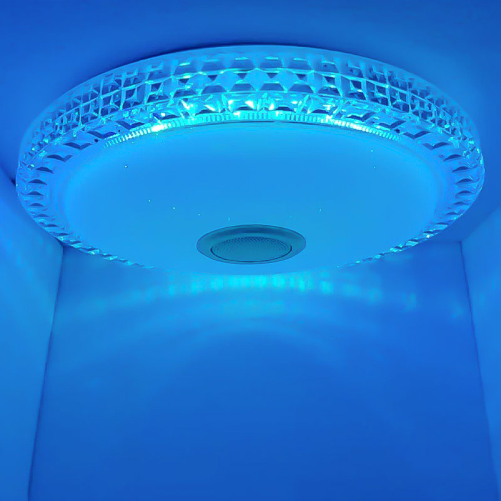 Зображення Світильник світлодіодний Biom SMART SML-R47-55-M-RGB 3000-6000K 55Вт з д/в муз. BT APP ИМ Light-Deco 4 