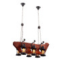 Зображення Люстра підвісна дерев'яна Light House SRS-16340-6 коричневий ИМ Light-Deco 1 