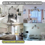 Изображение Люстра потолочная Light House SR-19353/2 COFFEE-FGD L500*W190*H250 E27 черный + золото, плафон дымчатый ИМ Light-Deco 4 