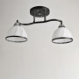 Зображення Люстра стельова Light House SH-19284/2 CR+BK 460*150*220 E27*2 колір чорний + хром, плафони білі з облямівкою ИМ Light-Deco 5 