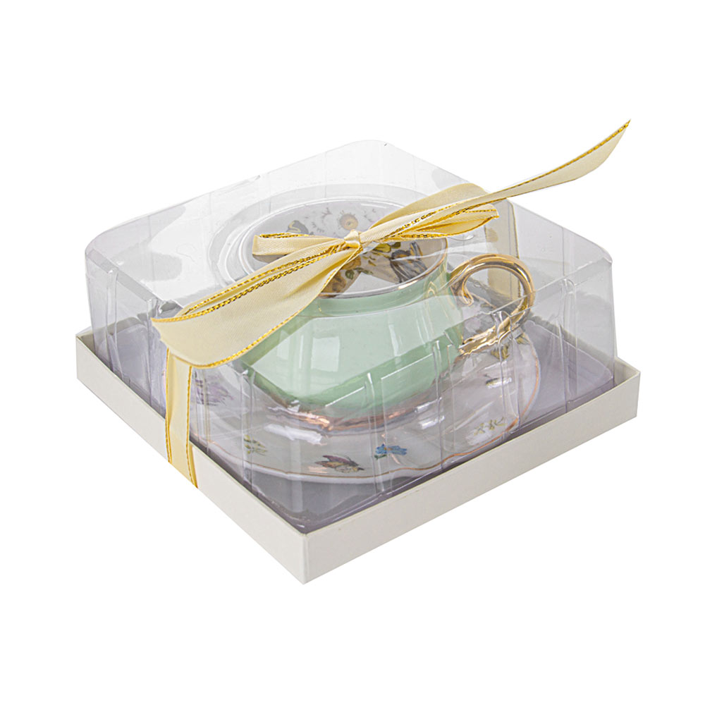 Зображення Чашка чайна порцелянова з блюдцем Lefard 200мл (975-031) ИМ Light-Deco 3 