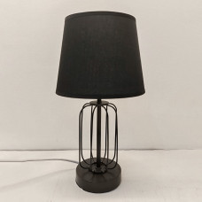 Настільна лампа з абажуром Light House SRS-20069 BLACK чорна