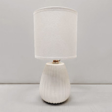 Настільна лампа з абажуром Light House SRS-20070 WHITE біла