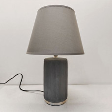 Настільна лампа з абажуром Light House SRS-20071 GRAY сіра