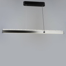 Люстра підвісна акрилова світлодіодна LED Light House SRS-20077/40W BK+GRAY чорний + сірий