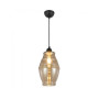 Зображення Світильник підвісний HOROZ ELECTRIC "ELEMENT-1" колір янтарний ИМ Light-Deco 