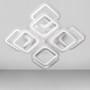 Зображення Люстра стельова світлодіодна LED Light House SL-18185/4+4C WT 144W DIMMER 3000-6000 H120*L450*W450, колір білий ИМ Light-Deco 6 