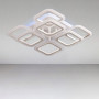Зображення Люстра стельова LED з диммером та RGB з підсвічуванням Light House SL-18185/4+4C WT+RGB 144W DIMMER 3000-6000 H120*L450*W450 біла ИМ Light-Deco 6 