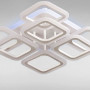 Зображення Люстра стельова LED з диммером та RGB з підсвічуванням Light House SL-18185/4+4C WT+RGB 144W DIMMER 3000-6000 H120*L450*W450 біла ИМ Light-Deco 7 