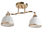 Зображення Люстра стельова Light House SH-20090/2 FG 460*150*220 E27*2 золото, плафон білий з облямівкою ИМ Light-Deco 