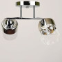 Зображення Люстра стельова Light House SH-20091/2A CR 400*190*240 E27*2 хром, плафон хром + прозорий ИМ Light-Deco 1 