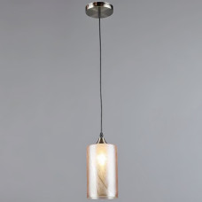 Люстра підвісна Light House SR-20097/1H AB D120*H200/H800 бронза, плафон бурштиновий 