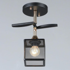 Люстра стельова Light House SRS-19540/1P BK+FGD чорний + золото