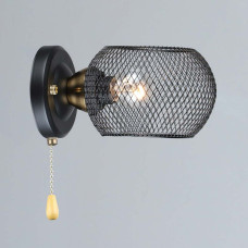 Світильник настінний Бра Light House SRS-20127/1W BK+COP чорний+мідь