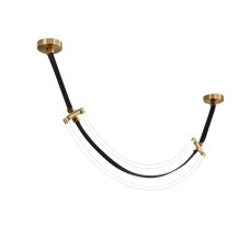 Люстра підвісна світлодіодна Light House SRS-19965-1200B 45W чорний