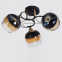 Зображення Люстра стельова Light House SC-20230/3 BK+FG D430*240 чорний + золото ИМ Light-Deco 