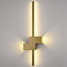 Настінний світильник світлодіодний Бра Light House SY-19017/800 PLG 800*150*80 32+10W золото