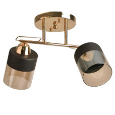 Люстра потолочная Light House SH-20243/2A FG 400*190*240 E27*2 золото