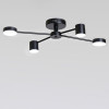 Люстра потолочная светодиодная LED Light House SY-18898/4 BK 800*130 48W PULT DU черная 