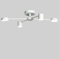 Люстра стельова світлодіодна LED Light House SY-18898/4 WH 800*130 48W PULT DU біла