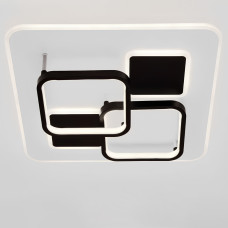 Люстра стельова світлодіодна LED Light House SY-20247/S BK+WH 490*490*70 150W, колір білий + чорний