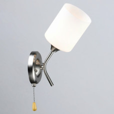 Светильник настенный Бра Light House SRS-20250/1W никель, плафон белый