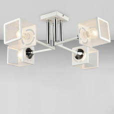 Люстра потолочная Light House SRS-20252/4 белая + хром