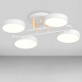 Изображение Люстра потолочная светодиодная LED Light House SRS-20257-4 белая + дерево ИМ Light-Deco 