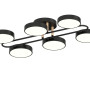 Изображение Люстра потолочная светодиодная LED Light House SRS-20257-6 черная + дерево ИМ Light-Deco 1 