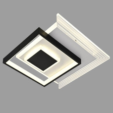 Люстра стельова світлодіодна LED Light House SY-20259/S BK+WH 410*410*60 94W, колір білий + чорний
