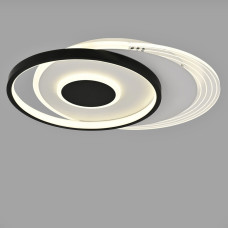 Люстра стельова світлодіодна LED Light House SY-20258/R BK+WH 470*380*80 86W, колір білий + чорний