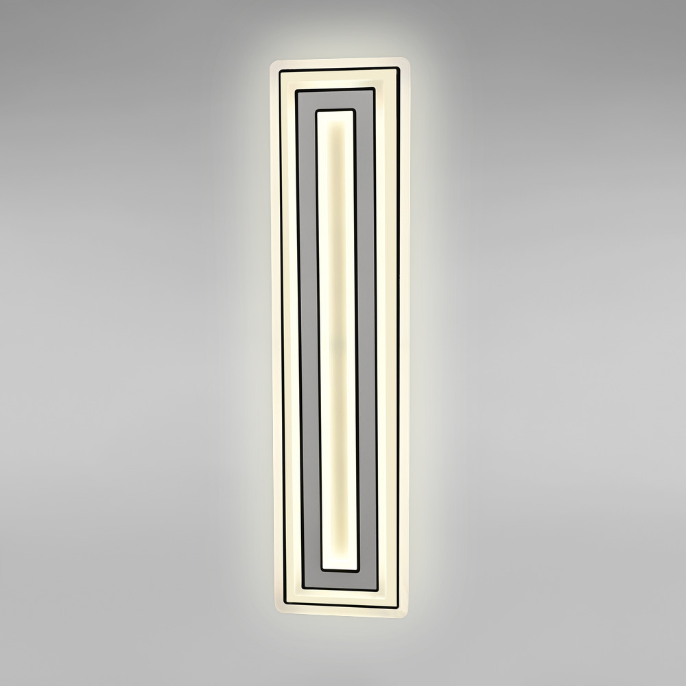 Зображення Світильник настінний світлодіодний LED Light House SY-20264/580W WH+BK 580*144*50 96W без пульта білий + чорний ИМ Light-Deco 