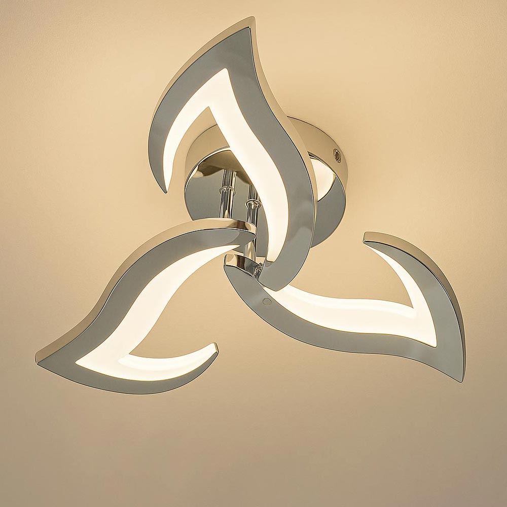 Зображення Люстра стельова світлодіодна LED Light House SY-20265/3 CR D565*H95 42W PULT DU хром ИМ Light-Deco 
